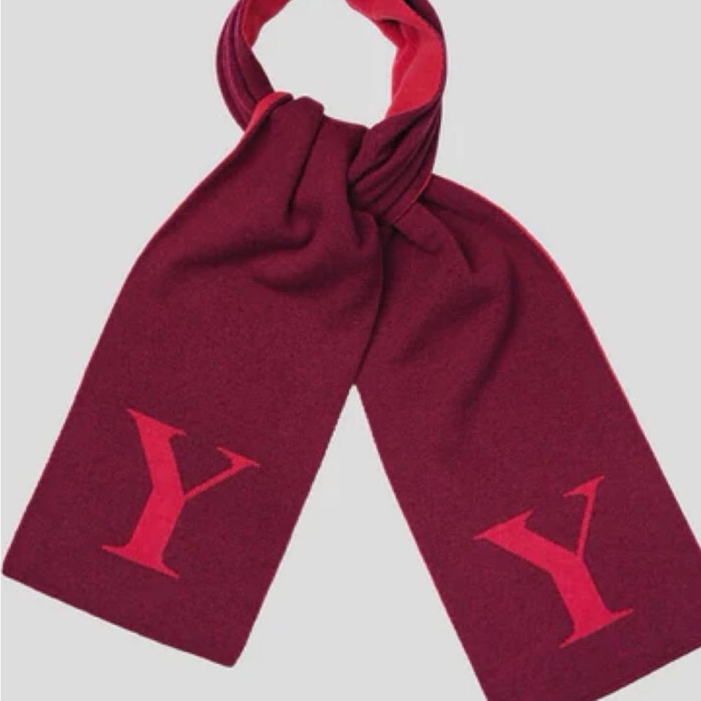 Hades Wool Burgundy and Pink Scarf